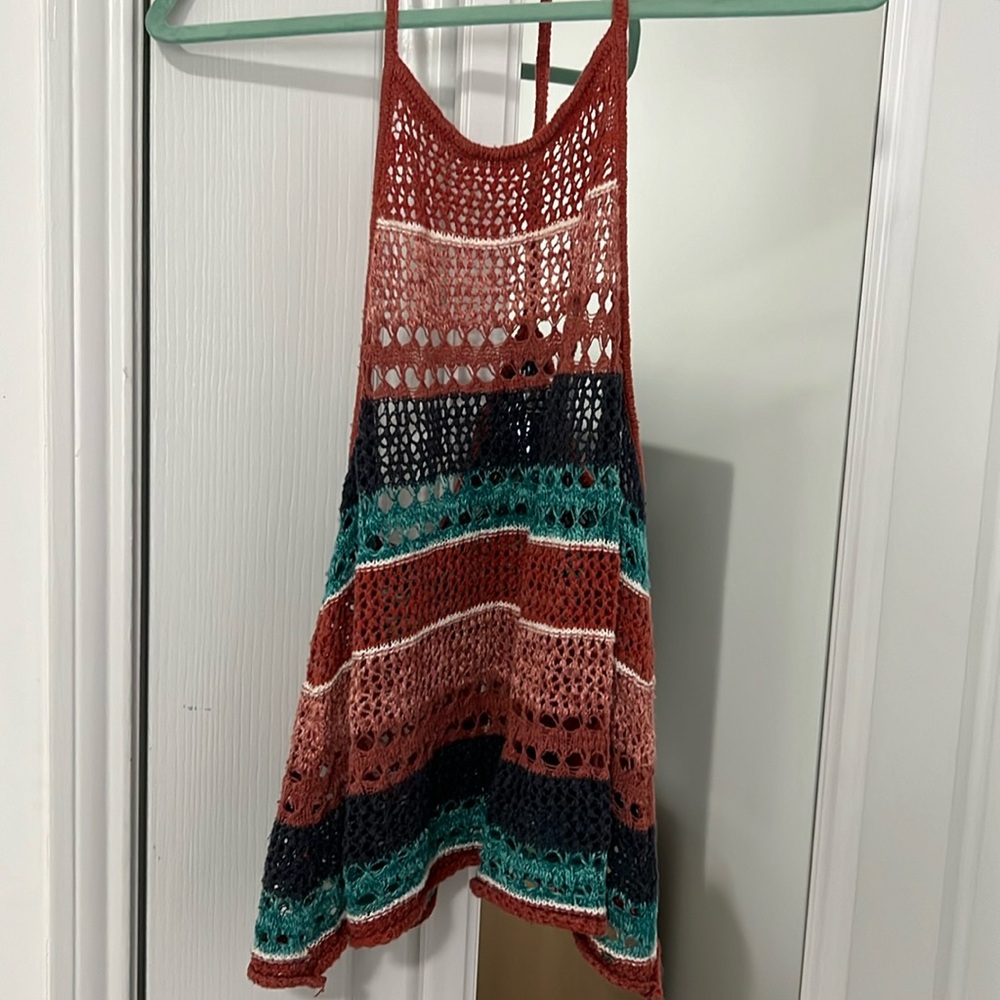 Knitted halter top